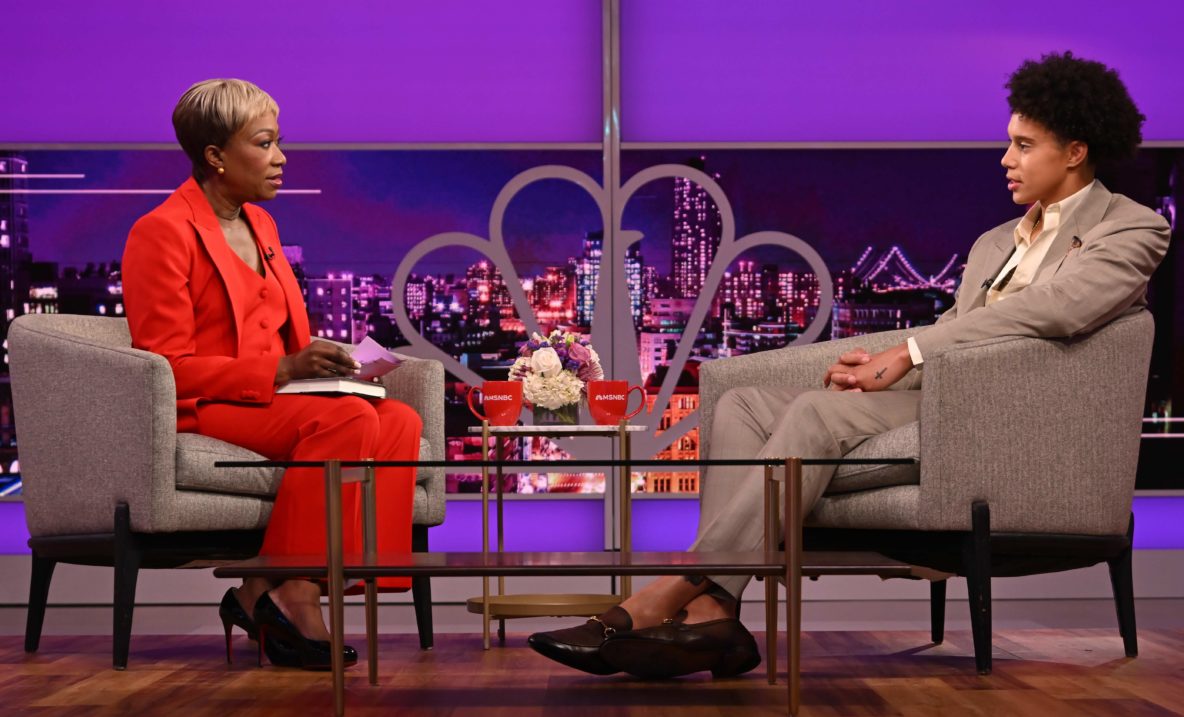 Ticker Joy Reid Scores First Cable Interview with Brittney Griner